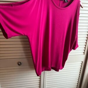 TAHARI Round Neck Tunic Modal/Spandex